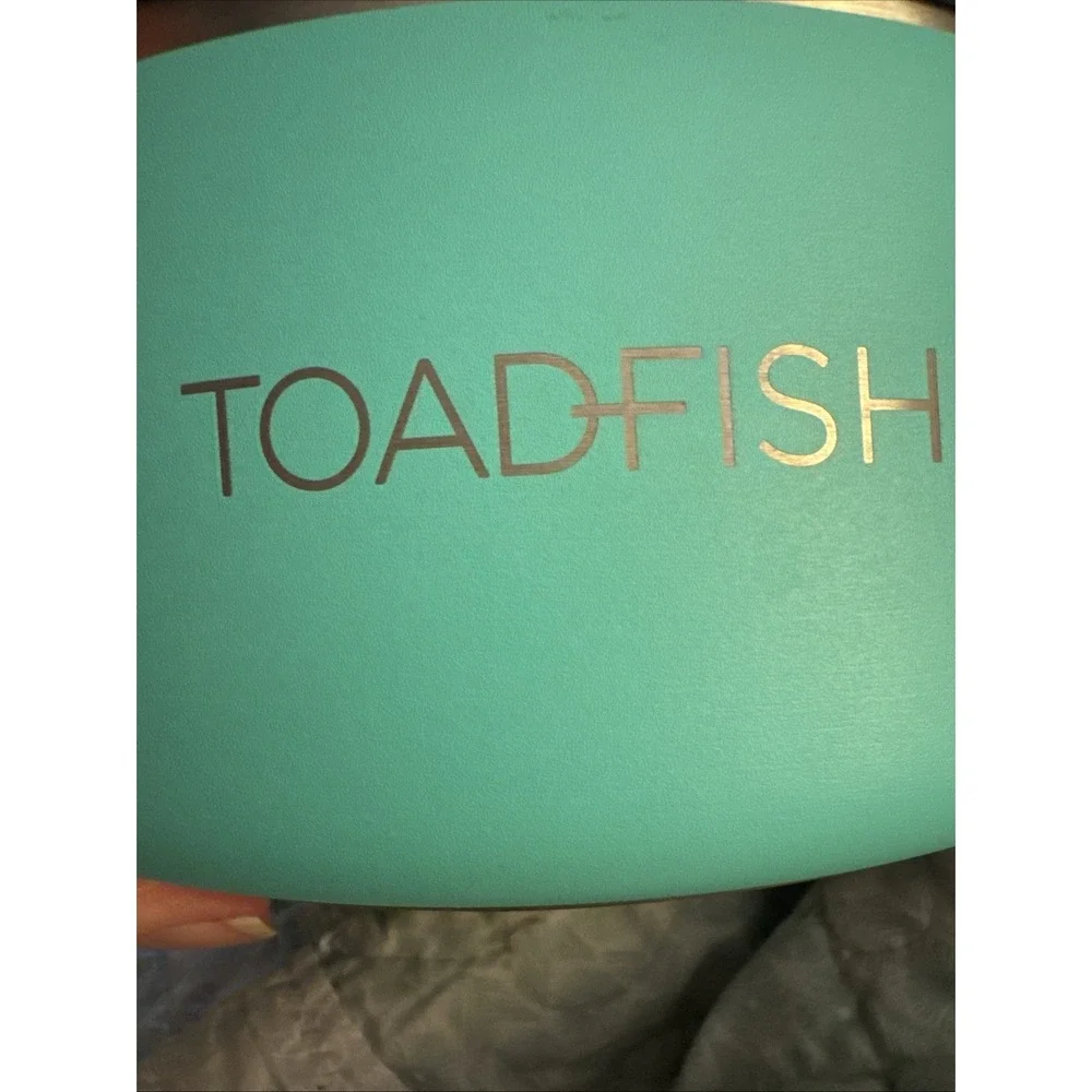 Toadfish 8 cup Non-Tipping Double Wall Dog Bowl‎ Teal TG1321 NEW Pet Dish w/LID